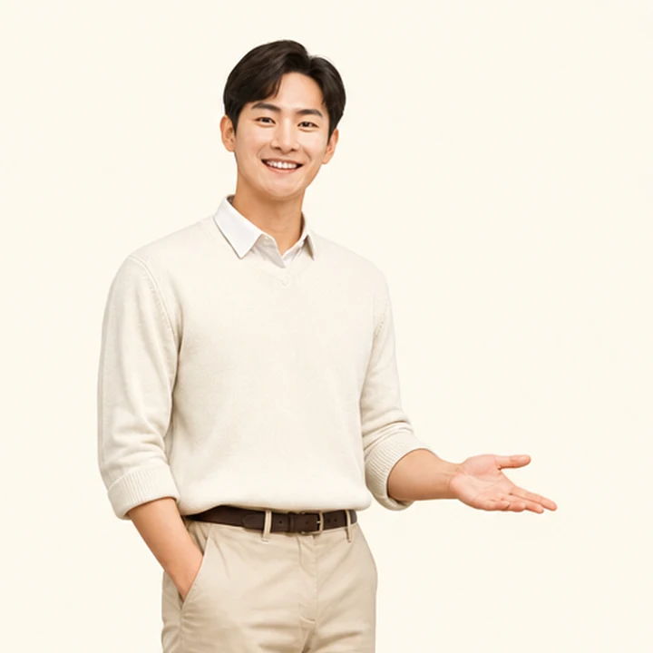 아르카나 중고차 장기렌트 상담 신청을 안내하는 담당자